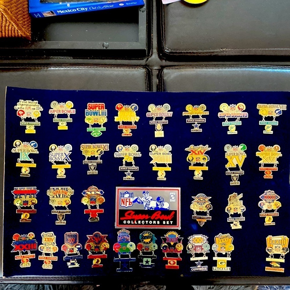 Super Bowl World Champions Collector set Super Bowl 1-31 and 33.